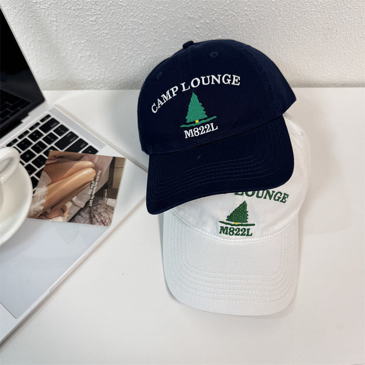 Men's Embroidered Camp Logo Baseball Cap Bowlift