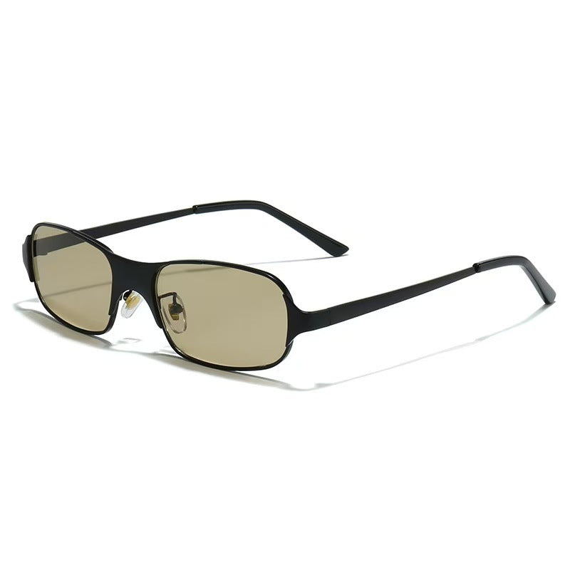 Women's modern rectangular sunglasses with UV protection and comfortable frame Bowlift