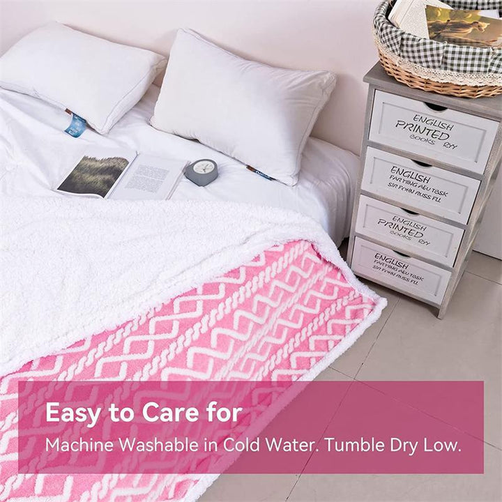 Women's Cozy and Soft Blanket with Unique Pattern Bowlift