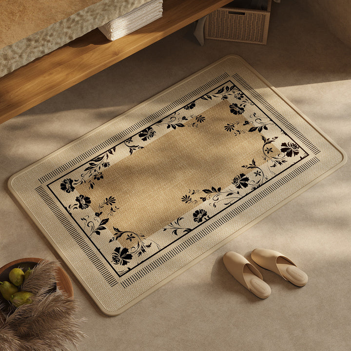 Chic Geometric Design Bath Mat Bowlift