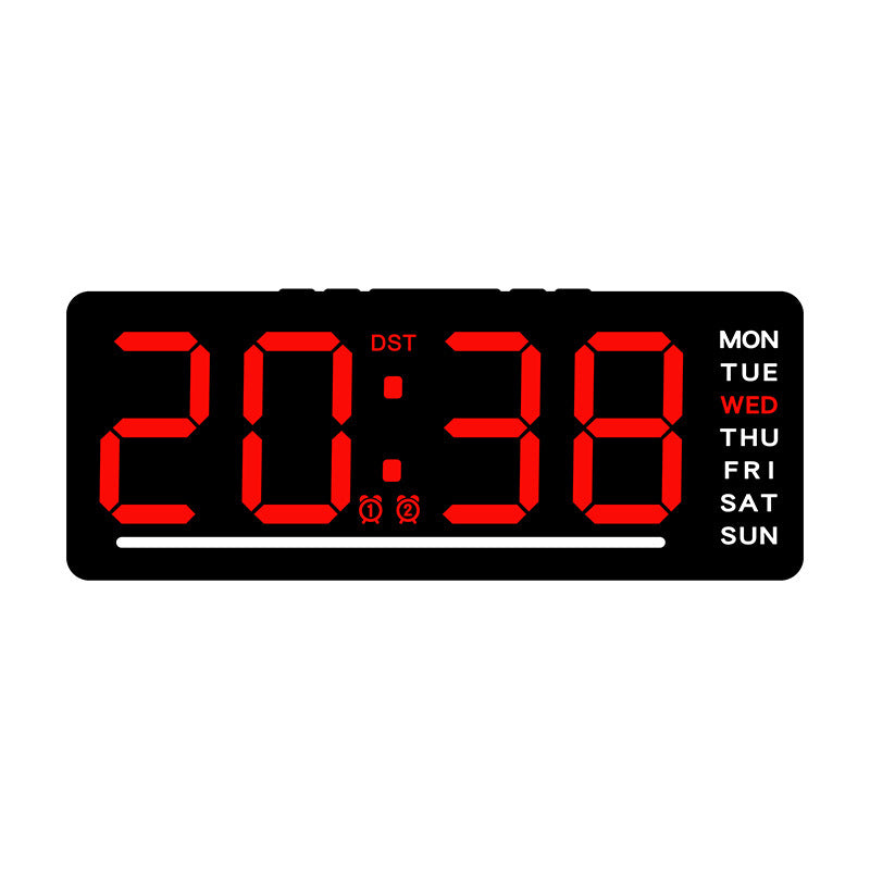 Digital LED Alarm Clock with Large, Clear Display and Multiple Alarm Functions Bowlift