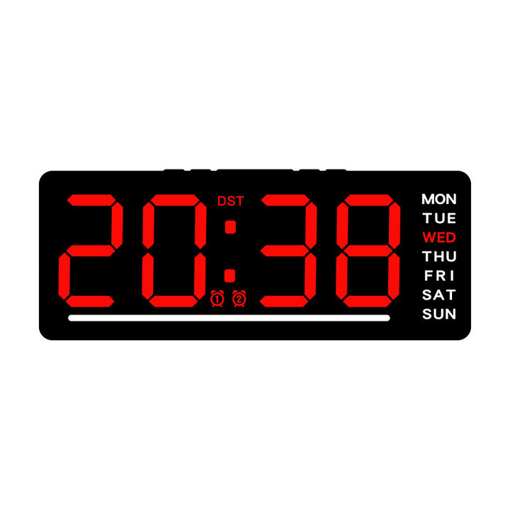 Digital LED Alarm Clock with Large, Clear Display and Multiple Alarm Functions Bowlift