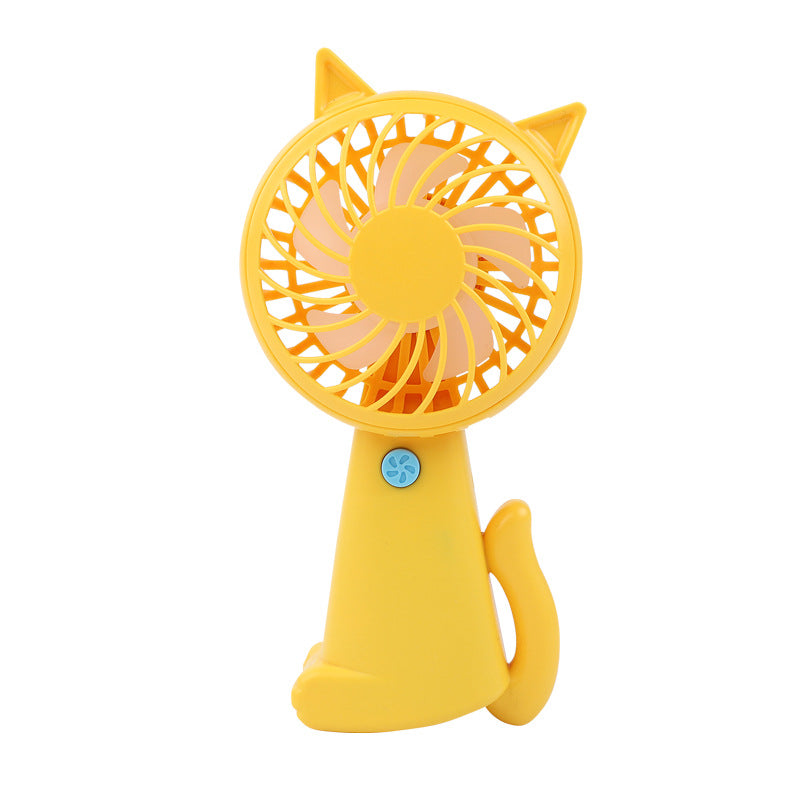 Women Portable Cat Ears Fan Bowlift