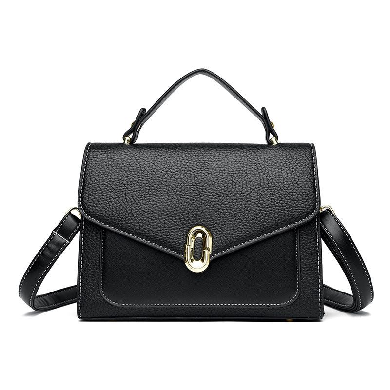 Elegant Dual-Tone Handbag Bowlift
