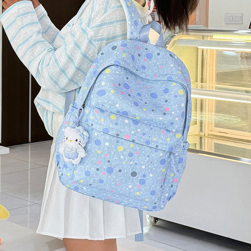 Backpack with Colorful Dots Bowlift