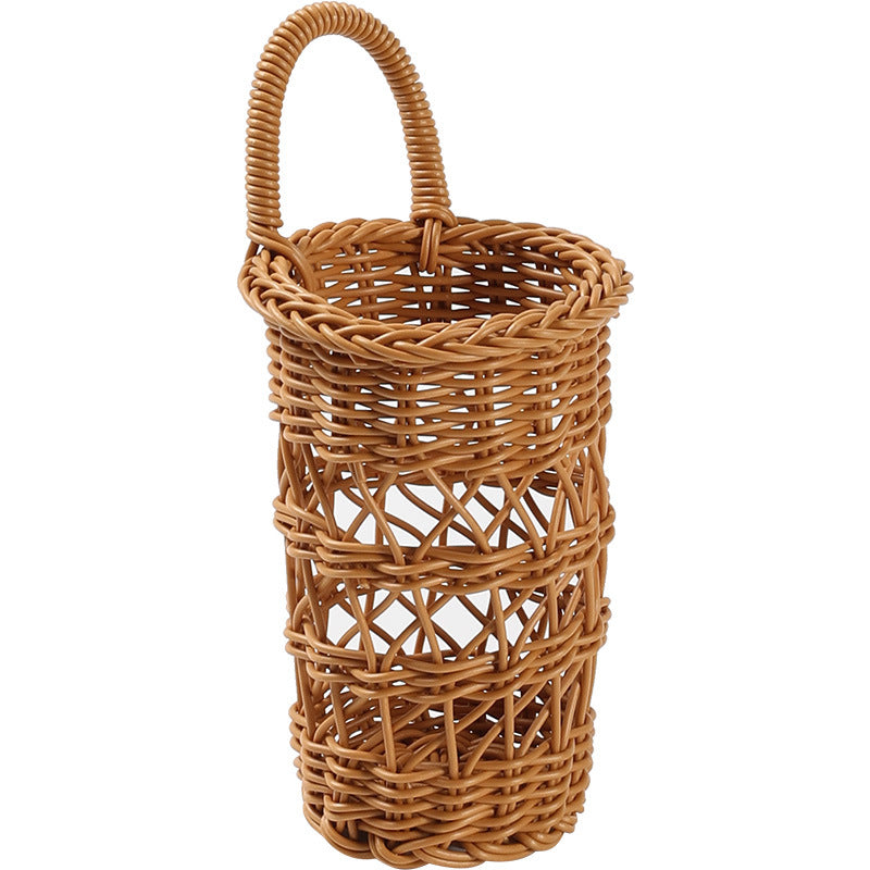 Handcrafted Woven Storage Cylinder Bowlift