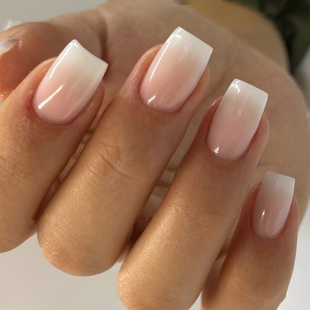Artistic nail extensions with swinging ombre transitions Bowlift
