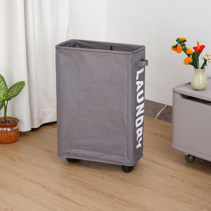 Laundry basket with wheels Bowlift