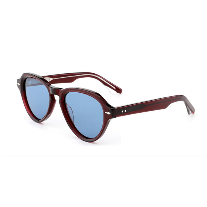 Ladies fashionable sunglasses in elegant, round design with polarized lenses Bowlift