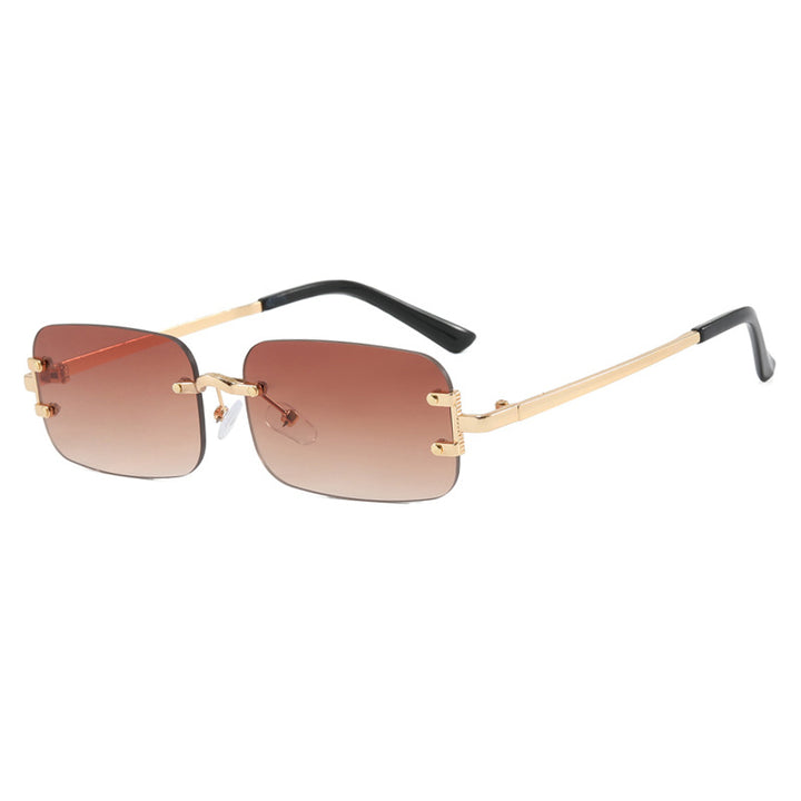 Ladies square sunglasses with high-quality metal frame Bowlift