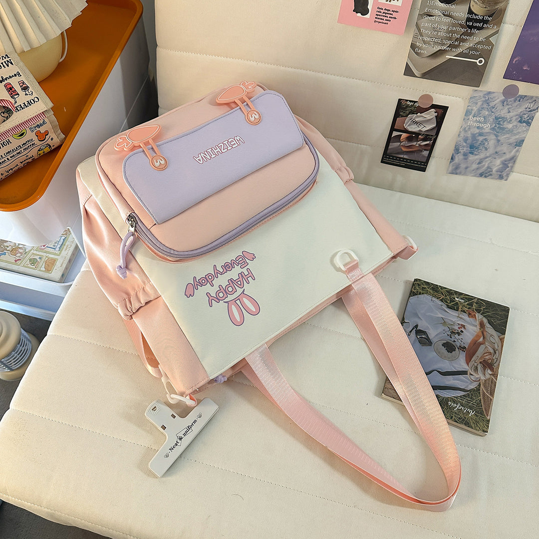 Cute Cartoon-Themed School Backpack Bowlift