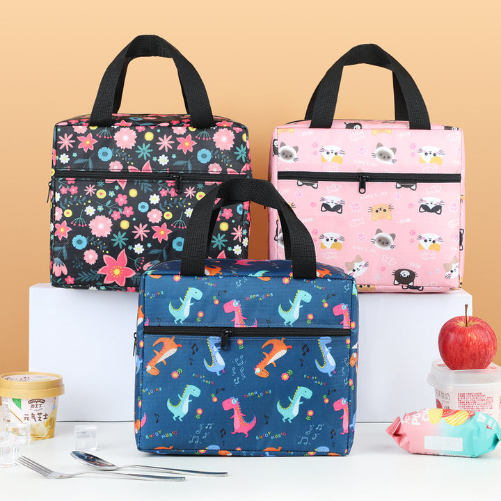 Insulated Animal Print Lunch Tote Bowlift