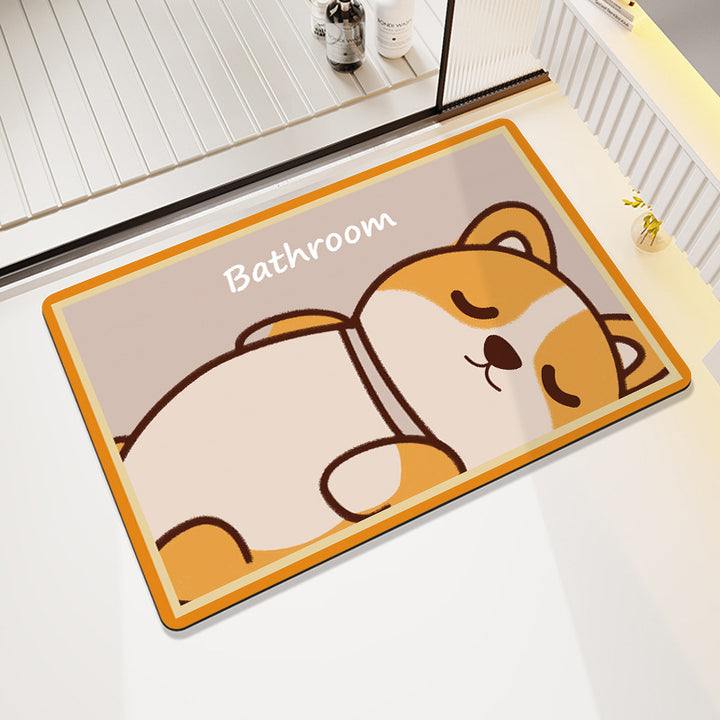 Decorative Bathroom Mat Bowlift
