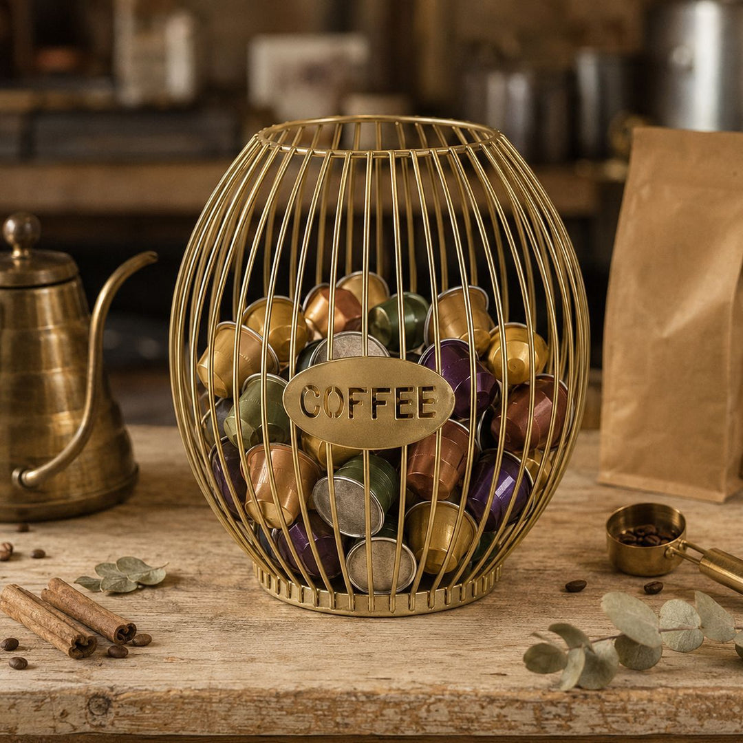 Contemporary Coffee Storage Basket