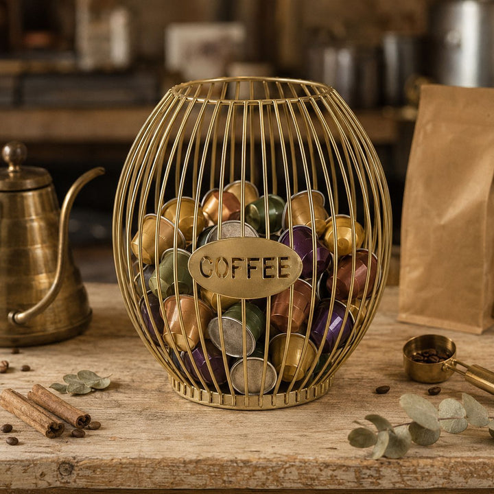 Contemporary Coffee Storage Basket