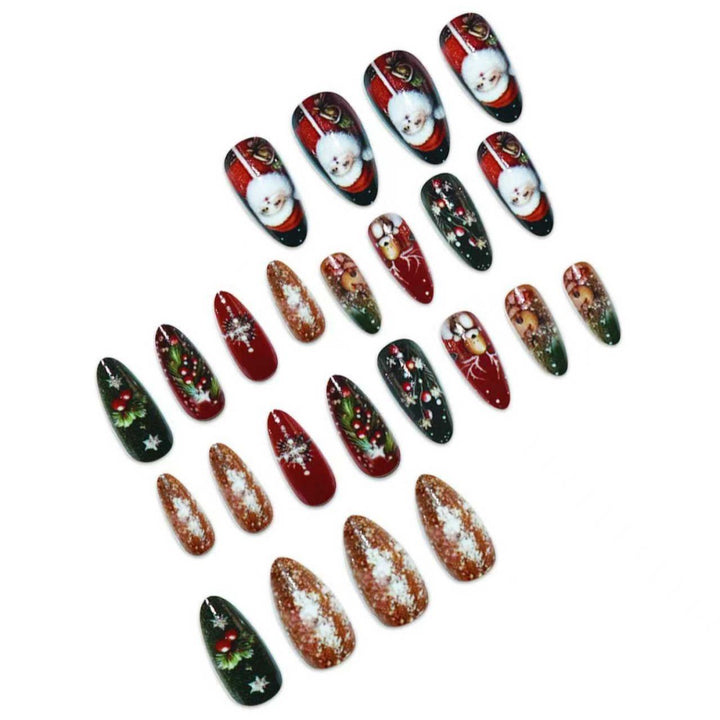 Holiday Themed Decorative Nail Art Bowlift