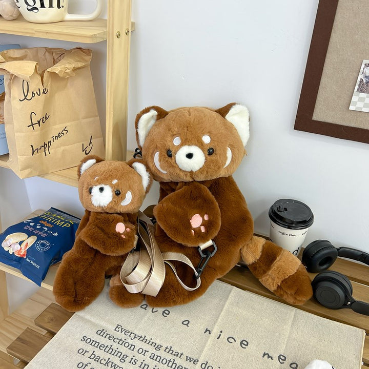 Plush Red Panda Backpack