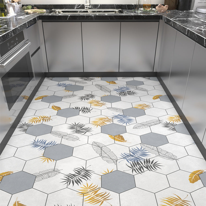 Geometric Honeycomb Pattern Area Rug