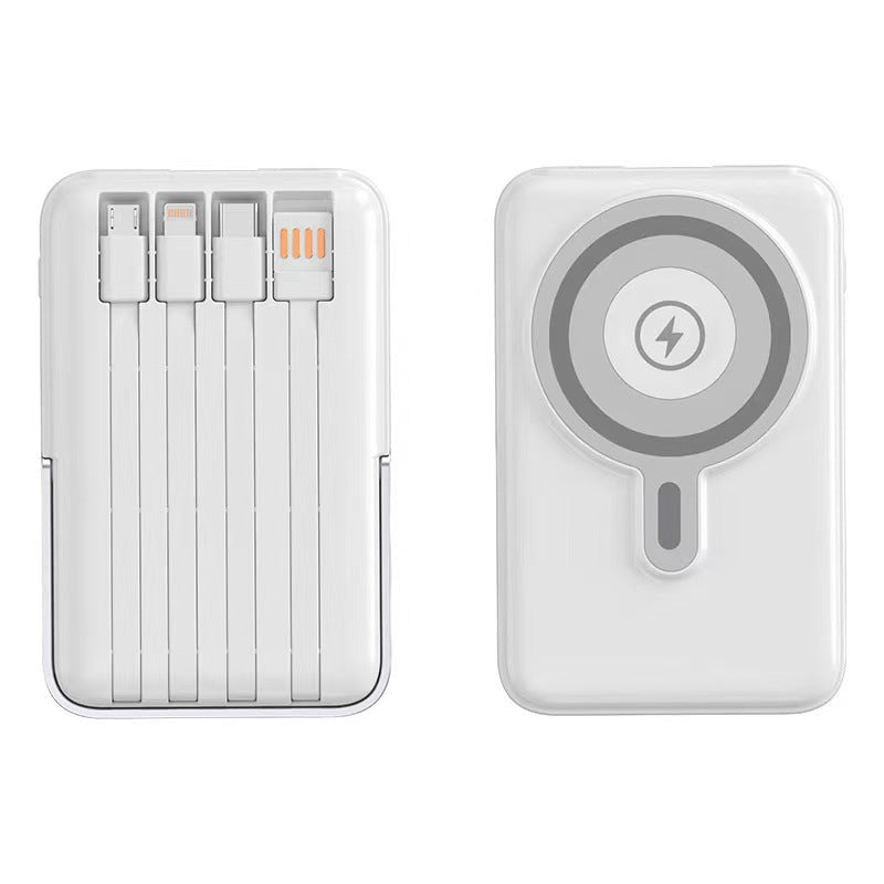 Portable power bank with intelligent fast charging feature and LED display Bowlift