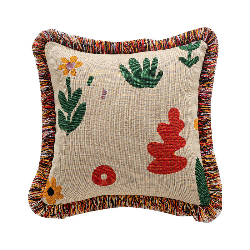 Scenic Nature-Themed Decorative Pillow