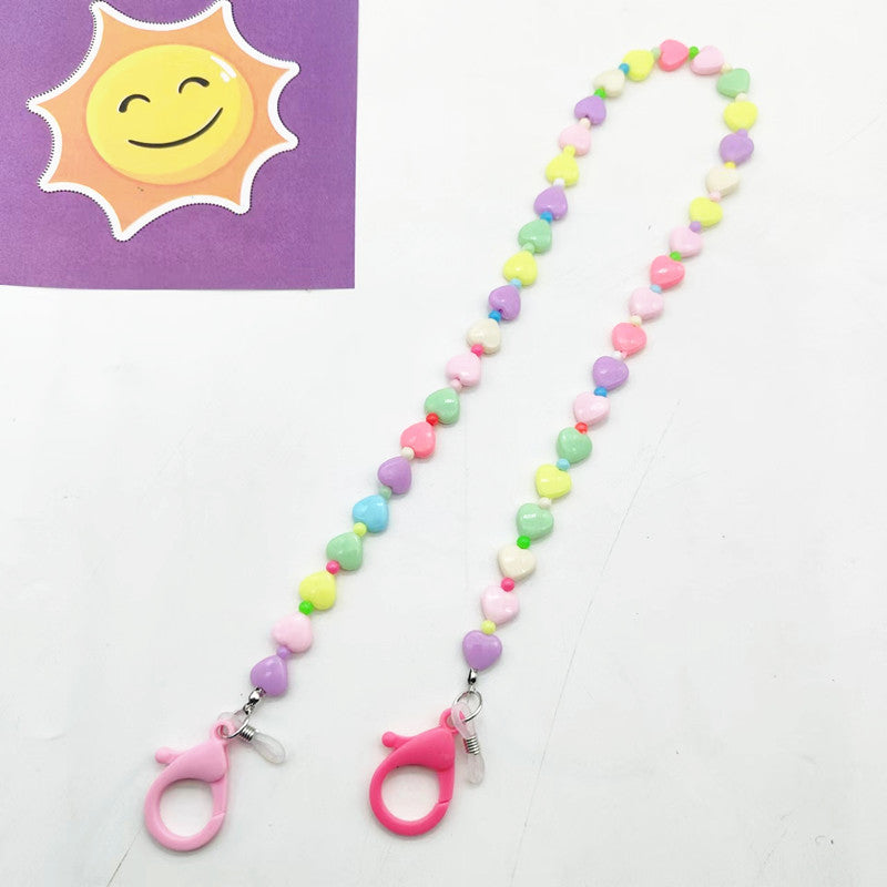Playful necklace with heart pendants Bowlift
