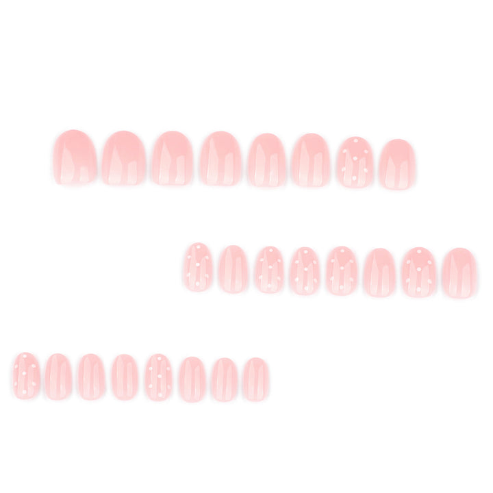 Artful Nail Art with Delicate Dot Design Bowlift