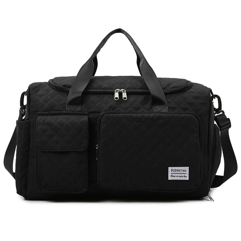 Multifunctional Sports Duffel Bag With Integrated Organizer Pockets Bowlift