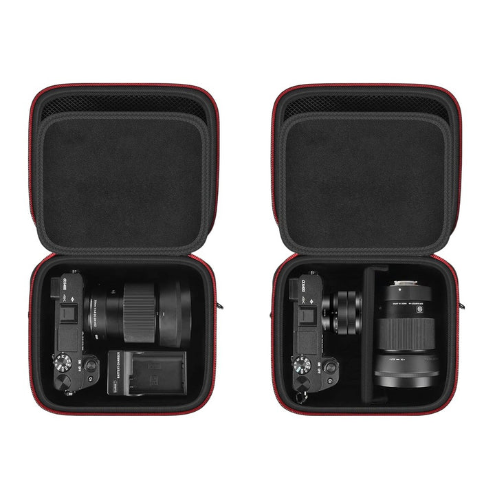 Camera bag with careful interior division Bowlift