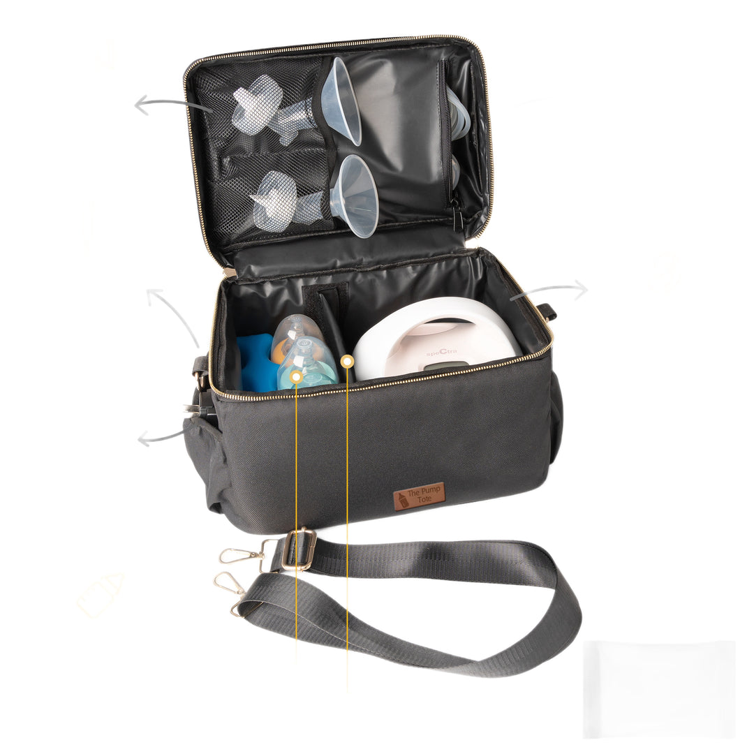 Women's multifunctional diaper bag with insulated compartments Bowlift