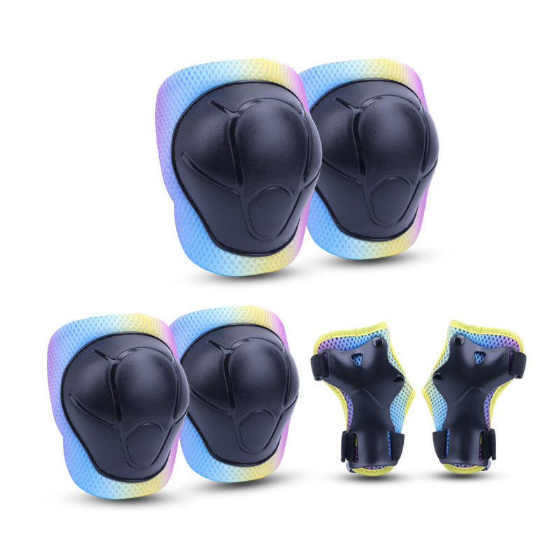 Children's Colorful Safety Helmet and Protective Gear Set Bowlift