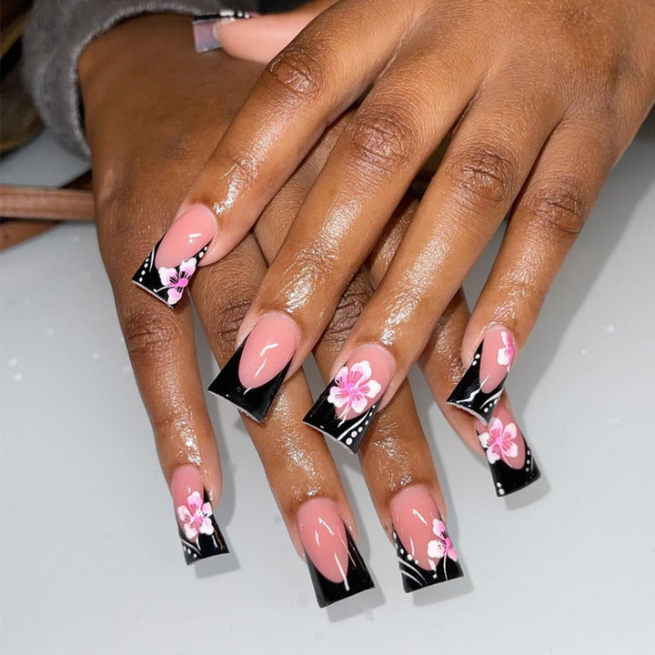 Artistic Floral Design Press-On Nails Bowlift 1789389377