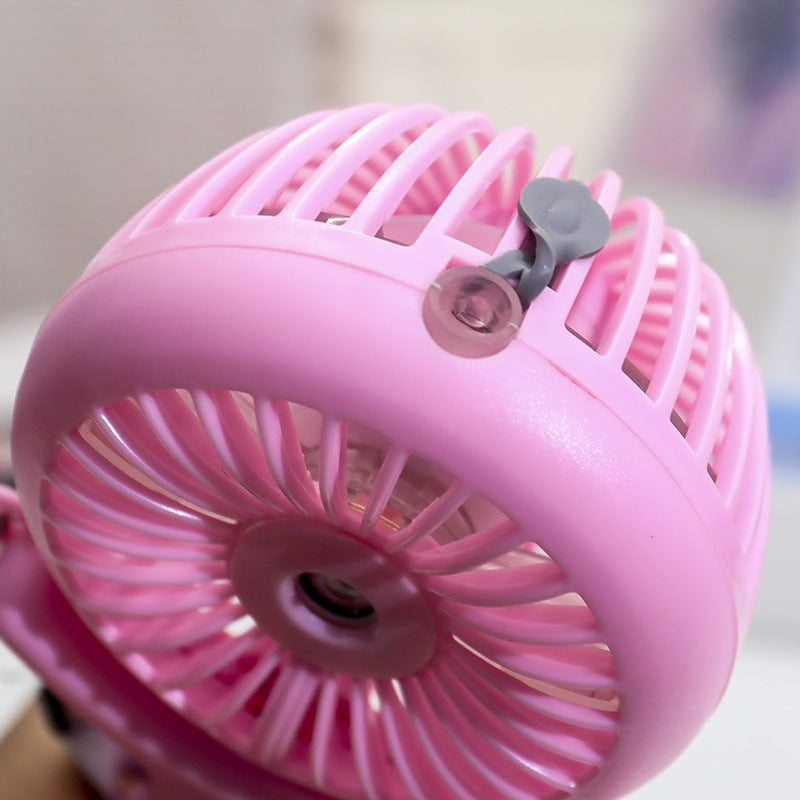 Women's portable handheld fan with ergonomic design and spray function Bowlift