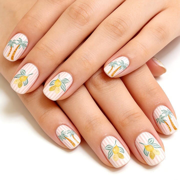 Tropical Fruit-Themed Nail Art Bowlift
