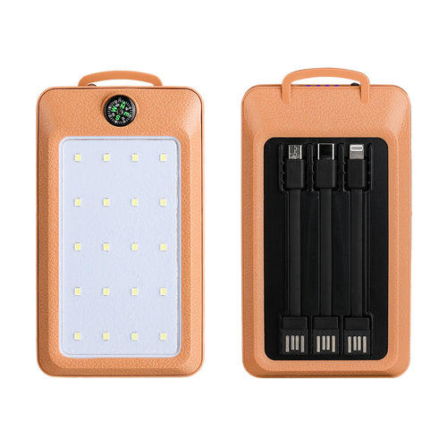 Multifunctional charging power bank with integrated LED lighting and compass Bowlift
