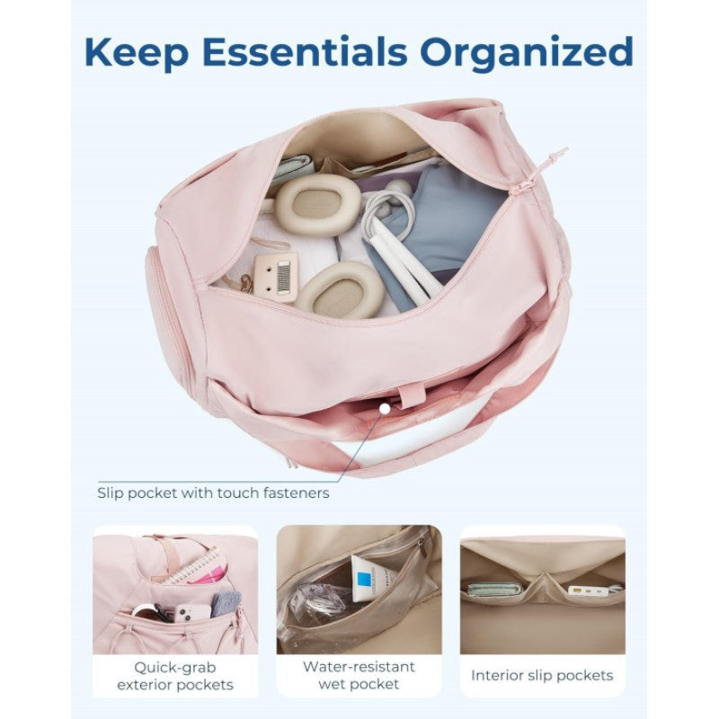 Women's Multifunctional Sports Bag with Removable Bottle Bowlift