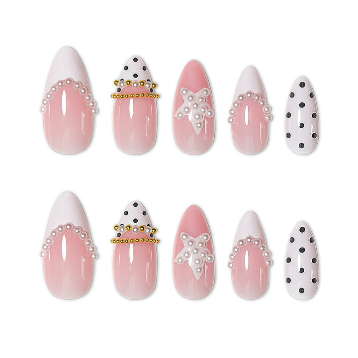 Stylish Decorative Stiletto Nail Extensions Bowlift