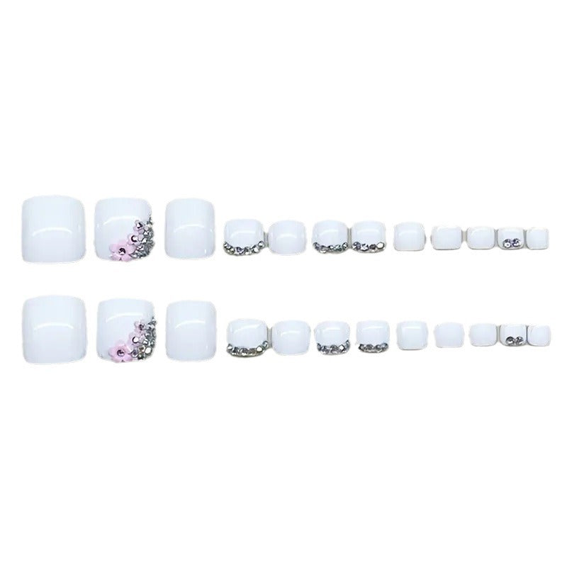 Decorative Rhinestone Pedicure Bowlift