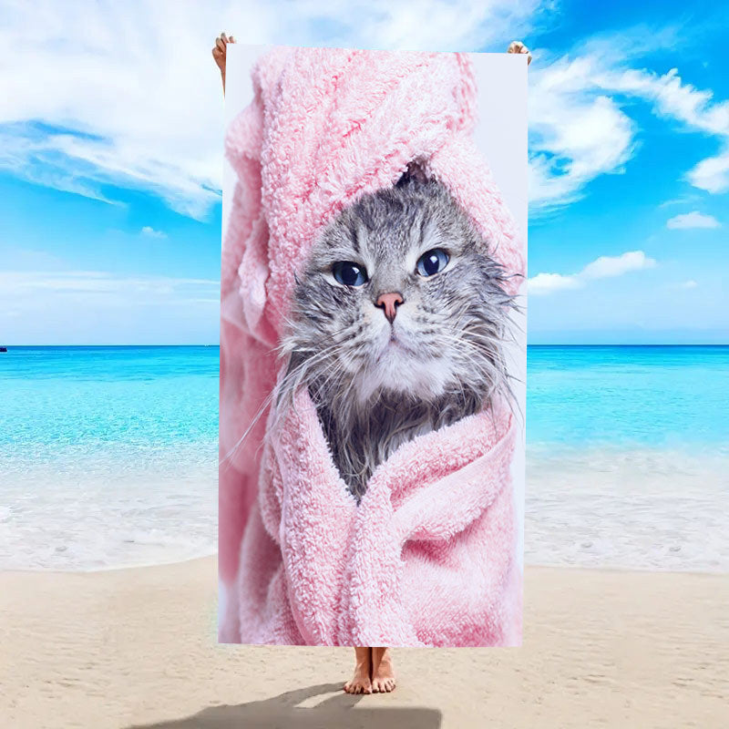 Nautical-Themed Beach Towel Bowlift