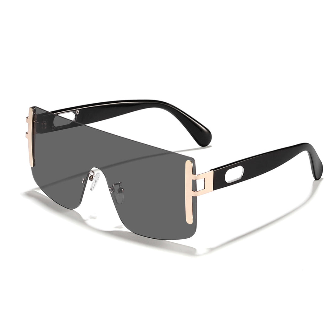 Ladies oversized sunglasses with modern futuristic design Bowlift