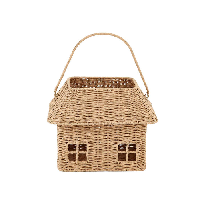 Playful storage basket in the shape of a house Bowlift