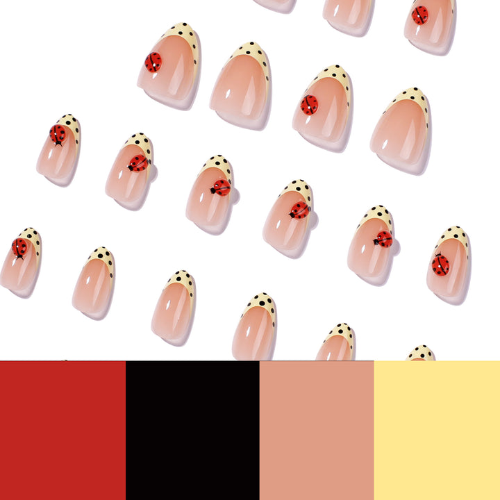 Creative Nail Art with Ladybug Motifs Bowlift