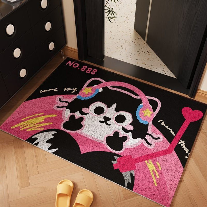 Cartoon-Themed Entrance Mat Bowlift