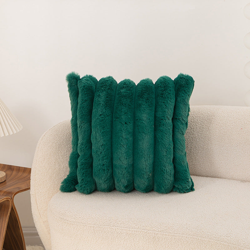 Plush Textured Decorative Cushion
