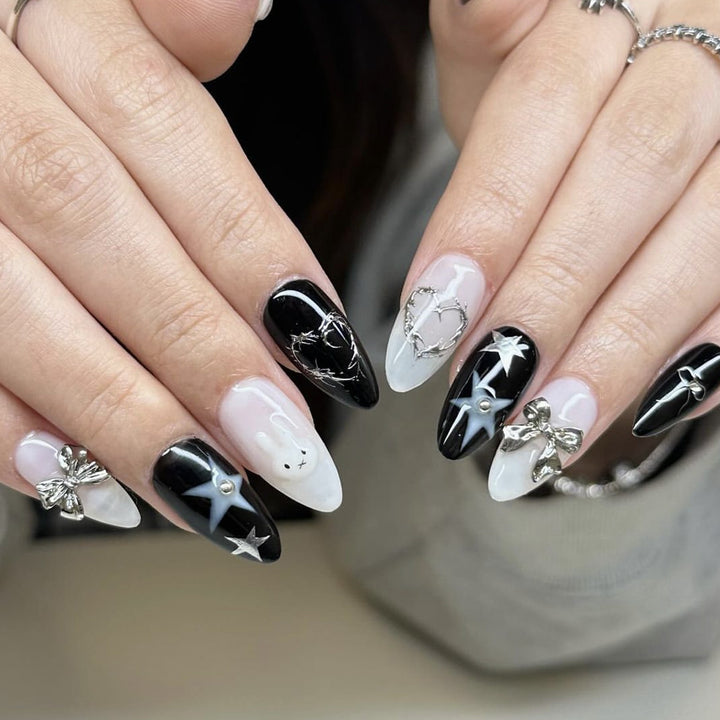 Decorative Gothic Nail Art Extensions Bowlift