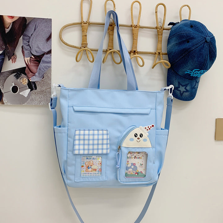 Tote bag with Playful Design and Thoughtful Compartments Bowlift