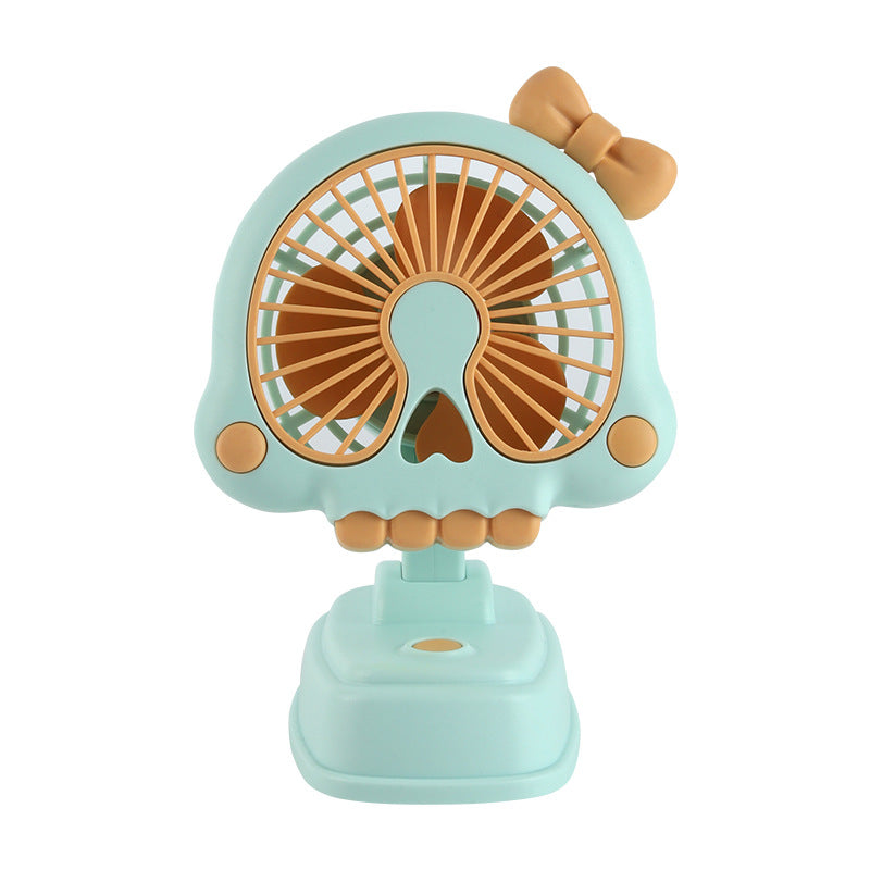 Ladies Portable Mini Fan in Playful Design Bowlift