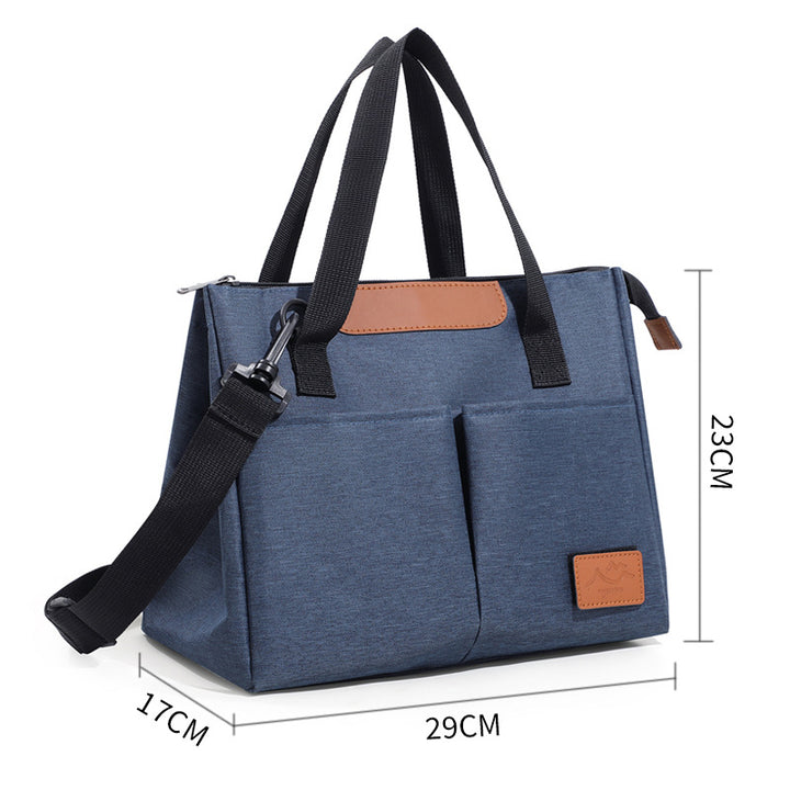 Insulated Multi-Pocket Lunch Tote Bowlift
