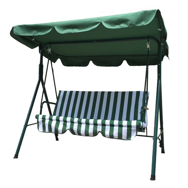 Roomy outdoor canopy swing bench with adjustable canopy Bowlift