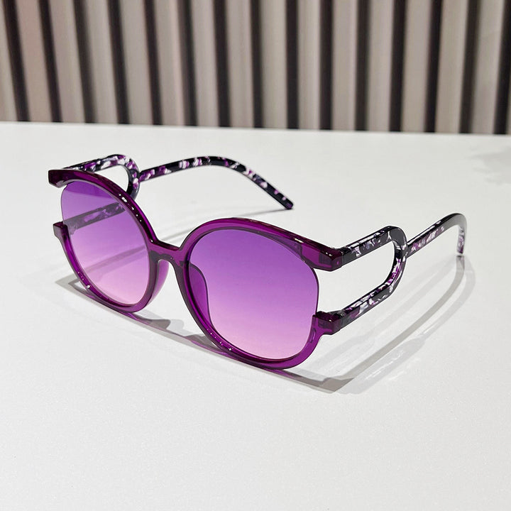 Avant-Garde Circular Frame Sunglasses Bowlift