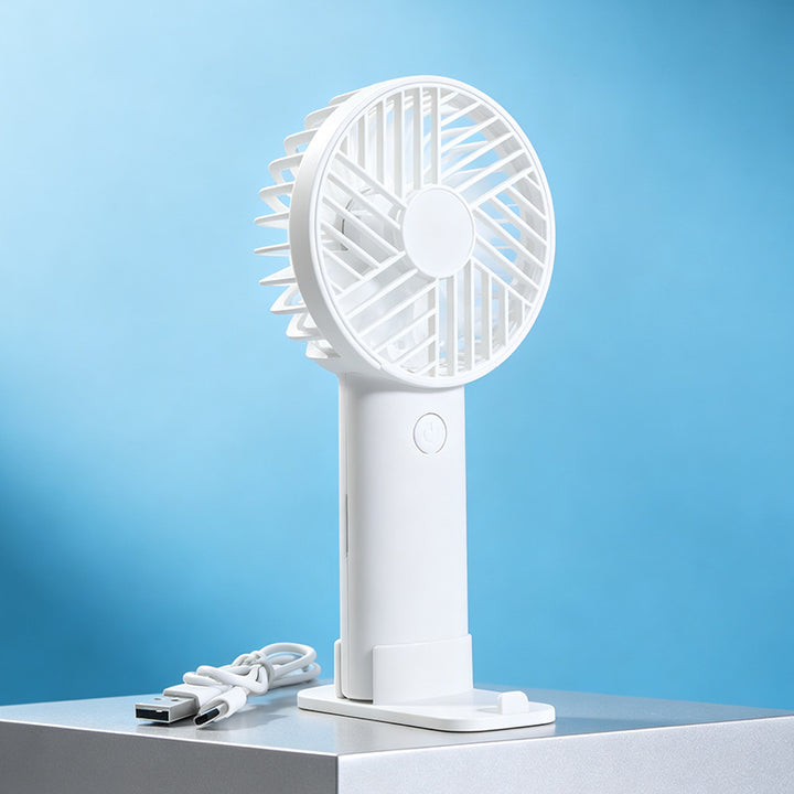 Ladies Portable Handheld Fan with Cute Bear Design Bowlift